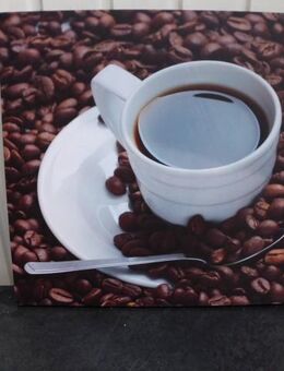 Leinwand-Bild Kaffee 40x40 cm Deko Wanddeko 3,- - Flensburg