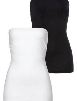 Laura Scott Bandeautop (2-er Pack) trägerlos und figurbetont