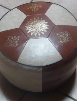 Pouf Sitzkissen Leder Hocker Sitz Sitzsack 41 cm Dm - Amberg