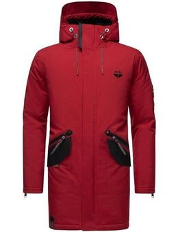 Stone Harbour Wintermantel Ragaan modischer Herren Winterparka mit Teddyfell Futter