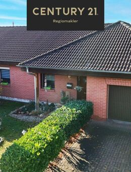 Stilvolle Doppelhaushälfte im Bungalowstil - Wohnen auf einer Ebene mit Gartenidylle - Südliches Anhalt