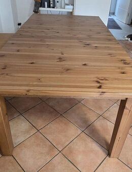 Massiver Esstisch 200/245/290x100 - Essen