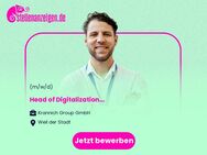 Head of Digitalization (m/w/d) - Weil der Stadt