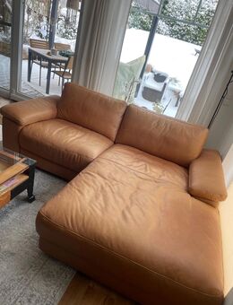 Vintage Echtleder Sofa Cognac - Hemer