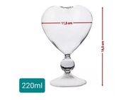 Kreative Herz Liebes Love 220ml Glas Liebe Herz Form Dekoration Vase Trinkglas 14,90 €* - Villingen-Schwenningen