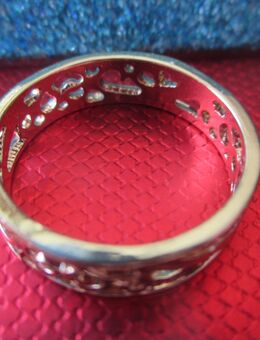 NEU ungetragen * Klassisch * elegant * DESIGNER * Blumen * Blüten * Barock * Rokoko * Cut Out - Optik * Ring * gold * 18 mm Durchmesser * Modeschmuck * - Riedlingen