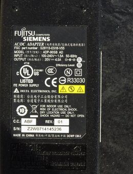 Netzteil Fujitsu Siemens S26113-E518-V55 ACDC Adapter Trafo ACDC Adapter Steckernetzteil Trafo 7,- - Flensburg