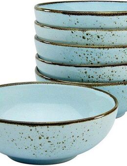 CreaTable Müslischale NATURE COLLECTION, Steinzeug, (Set, 6-tlg), Salatschale, Snackschale, Ø 16,5 cm