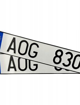 Autokennzeichen KFZ Kennzeichen für Sammler oder Showzwecke original geprägt Litauen Set 5673 - Wuppertal