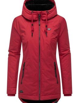 Ragwear Winterjacke Zuzka Winter Wasserdichter Winterparka mit Teddyfleece Innenfutter