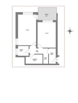 München-Schwabing 2-Zimmer-Wohnung - München