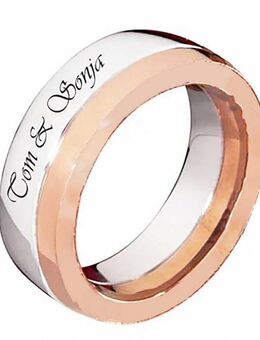 Herrenring Edelstahl HE107 mit Individuelle Außengravur - Aholming