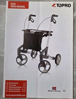 Topro Troja silber Leichtgewichts Rollator Nr. 815400 max. 165 kg - Essen