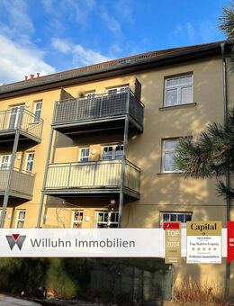 Ruhige Lage mit Balkon und Loggia, Tageslichtbad mit Wanne und Dusche - Leipzig