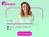 Marketing Manager (m/w/d) LEICHT&CROSS - Polch
