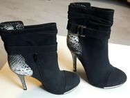 Damen Stiefeletten High Heels Schuhe von Viseniya,mit Reißverschluss Neuware - Reinheim