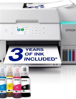 Epson EcoTank ET-3956 Multifunktionsdrucker, (LAN (Ethernet), WLAN (Wi-Fi), Wi-Fi Direct)