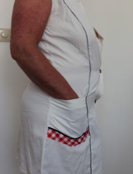 Rarität Vintage Nylon Kittelschürze Gr. 42 sexy - Nürnberg