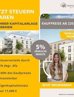 Pflegeimmobilie als Kapitalanlage / erhöhte Steuervorteile / Mietgarantie / Belegungsrecht - Bremen
