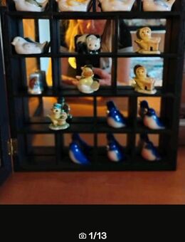 Sammler Porzellan Figuren mit Schränckchen - Goslar