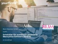 Entwickler für numerisch gesteuerte Messzyklus-Software (m/w/d) - Grünkraut