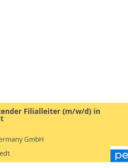 Stellvertretender Filialleiter (m/w/d) in Norderstedt - Norderstedt