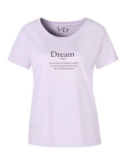 Vivance Dreams Pyjamaoberteil mit Statementdruck