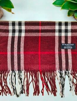 Burberry London Schal im edlen Weinrot Check ein luxuriöses Must-Have! - Langen (Hessen) Zentrum