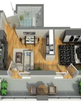 Wohnen in Königsee - Sehr schöne ruhige 2 Zi. Neubauwohnung mit Balkon - Incl. allen Nebenkosten ! - Königsee-Rottenbach