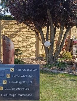 Betonzäune aus Polen Top-Qualität Black Weeks - Wildau