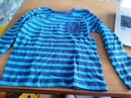 Blau gestreiftes Langarmshirt - alive - Gr. 128 - Pirmasens