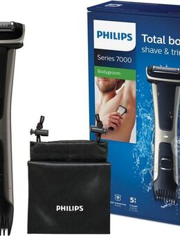Philips Elektrokörperrasierer Series 7000 BG7025/15, mit integriertem 3-11 mm Kammaufsatz