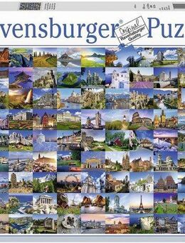 Ravensburger Puzzle 99 Beautiful Places in Europe, 3000 Puzzleteile, Made in Germany