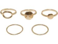 URBAN CLASSICS Ring-Set Urban Classics Unisex Basic Stacking Ring 5-Pack