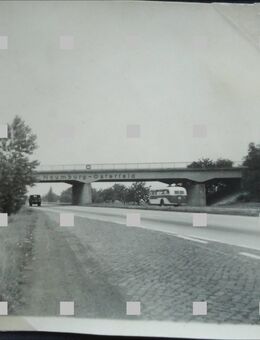 Foto 1960 , Autobahnbrücke Naumburg - Osterfeld - Berlin