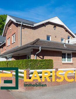 2-Zimmer-Erdgeschoss-Wohnung mit eigenem Eingang, besonders schönem Grundriss und zwei Terrassen - Hasloh