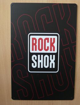 ROCK SHOX Reklameschild - 30 x 20 cm /NEU - Leverkusen