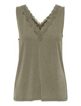 ONLY Spitzentop ONLFREE LIFE S/L V-NECK LACE MIX TOP JRS