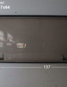 Dethleffs Wohnwagenfenster ca 137 x 64 gebraucht (Kistenpfennig 0 - Schotten Zentrum