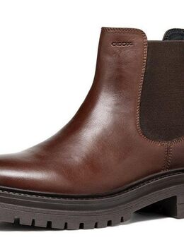 Geox D IRIDEA B Chelseaboots Chunky Boot, Plateau Stiefelette mit modischem Blockabsatz