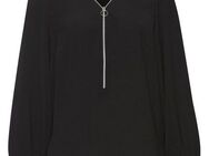 LASCANA Langarmbluse mit Reißverschlussdetail, elegante Damenbluse
