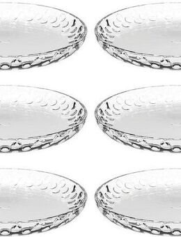 LEONARDO Dessertteller Cucina Optic, (6 St), Glas, Ø 18 cm