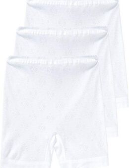 Speidel Lange Unterhose Nora (3-St., 3er Pack) hochwertig, elastisch, bequem, stilvoll, mitellang, Baumwolle