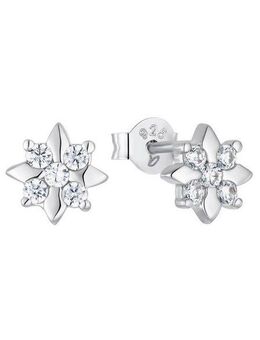 Amor Paar Ohrstecker Flower-Star (2-tlg), mit Zirkonia (synth)