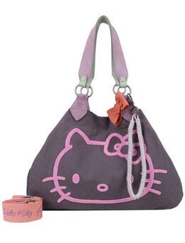 Fritzi aus Preußen Henkeltasche Izzy Medium Limited Head Flocked, im tollen Hello Kitty-Design