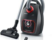 SIEMENS Bodenstaubsauger Z7.0 VSZ7XTRM, ideal für Allergiker, Hygiene-Filter, Made in Germany, 750 W, mit Beutel, für Parkett, Teppich, Fliesen, XXL-Polsterdüse, XXL-Fugendüse, leise