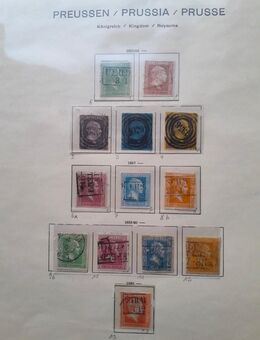 Alt Deutschland PREUSSEN Briefmarken Sammlung 1850-1867 - Bremen
