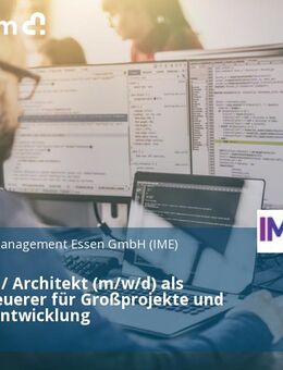 Ingenieur / Architekt (m/w/d) als Projektsteuerer für Großprojekte und Standortentwicklung - Essen