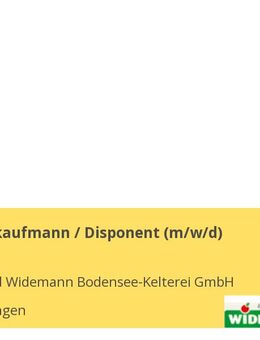 Speditionskaufmann / Disponent (m/w/d) - Bermatingen