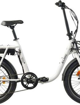LLobe E-Bike Faltrad Elektro Faltrad 20" Neo.cult weiß, Shimano Tourney Schaltwerk, Kettenschaltung, Heckmotor, 460,8 Wh
